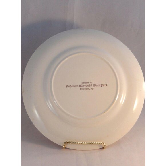 Audubon Memorial State Park Henderson KY Collector Plate Souvenir Ornate Trim - Picture 4 of 6